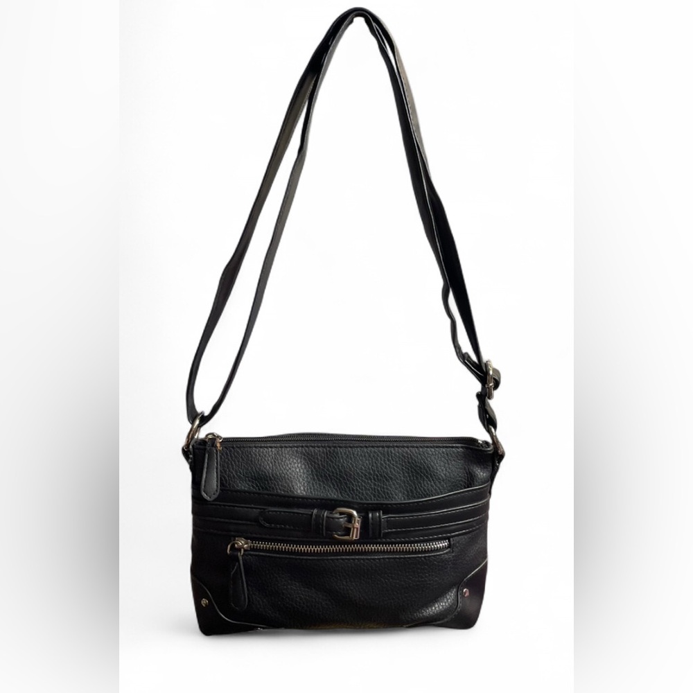 TIME AND TRU NOVA FAUX LEATHER CROSSBODY BAG